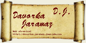 Davorka Jaramaz vizit kartica